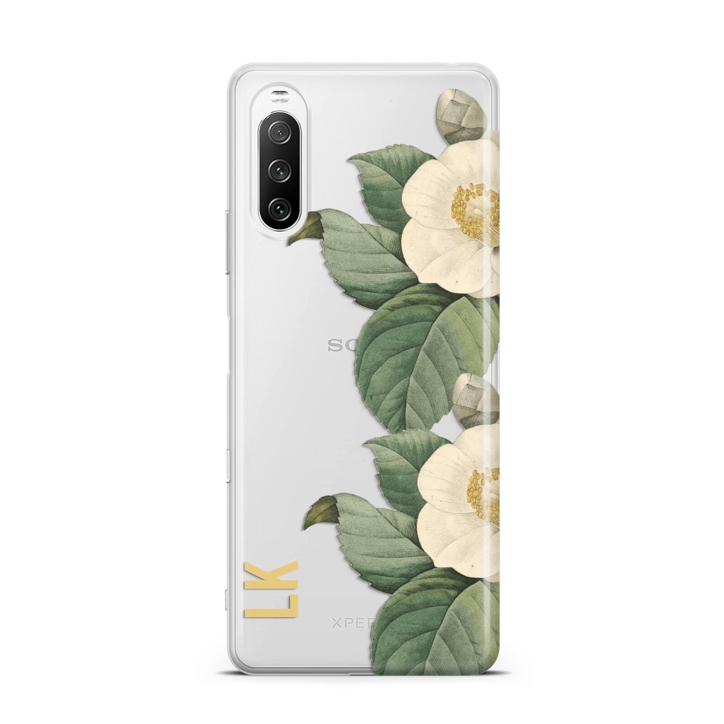 Vintage Flowers Personalised Sony Xperia 10 III Case