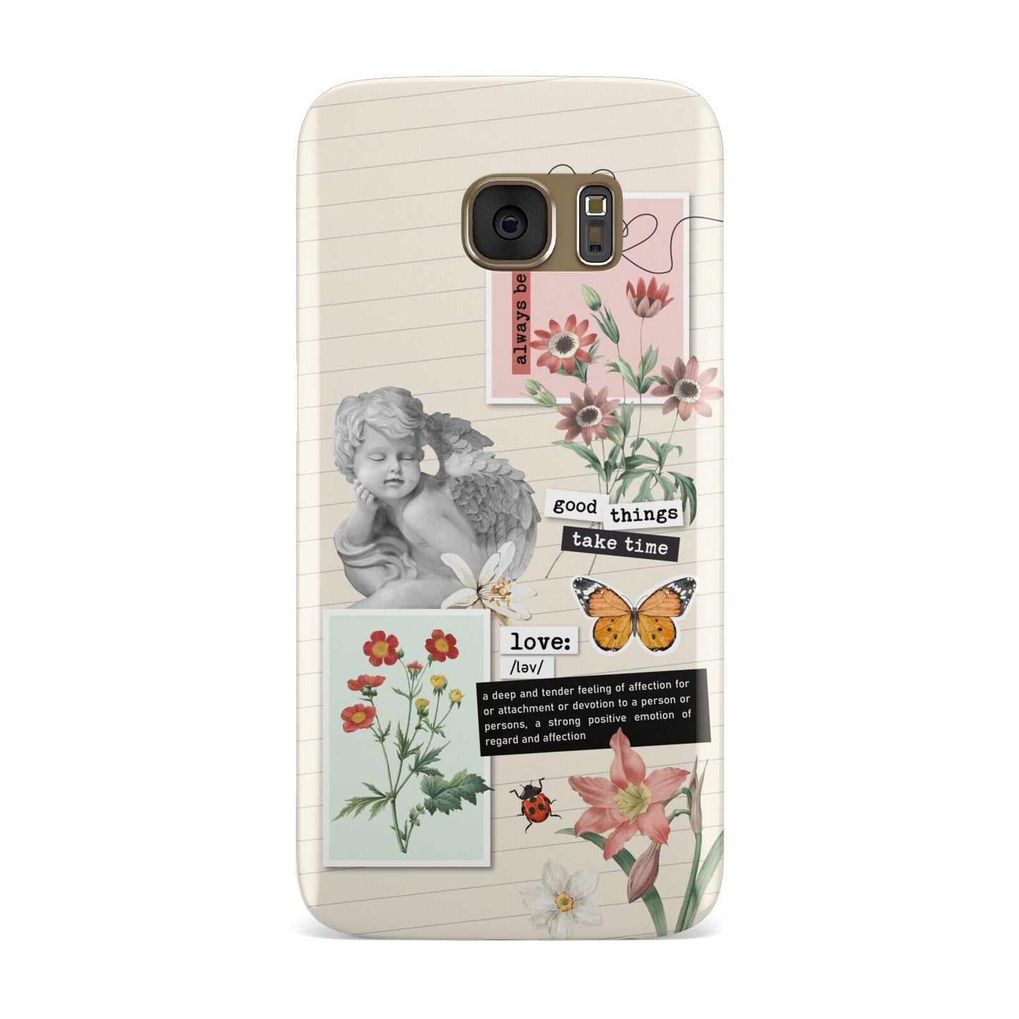 Vintage Love Collage Samsung Galaxy Case