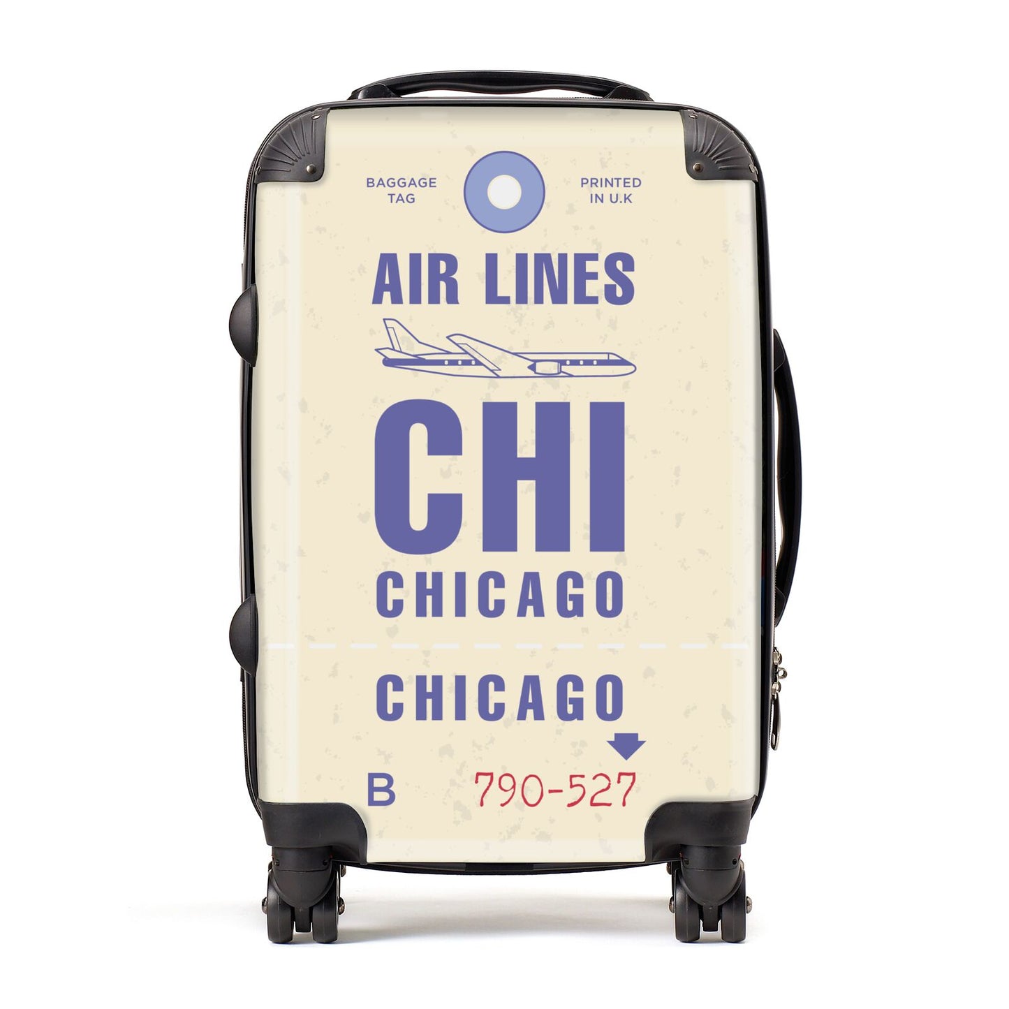 Vintage Luggage Tag Custom Suitcase