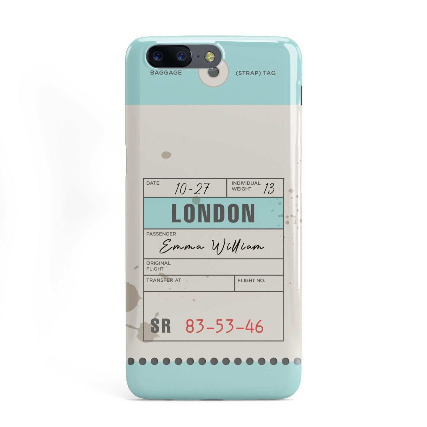 Vintage Luggage Tag OnePlus Case