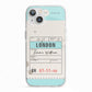 Vintage Luggage Tag iPhone 13 TPU Impact Case with White Edges