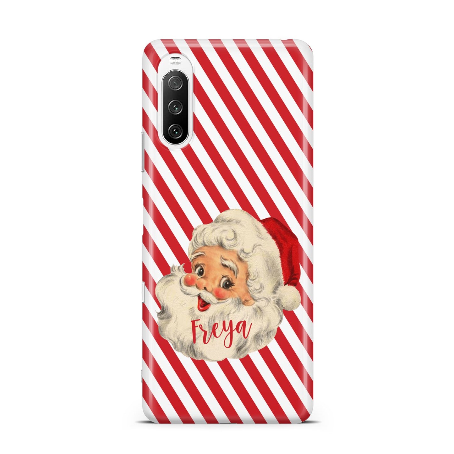 Vintage Santa Personalised Sony Xperia 10 III Case