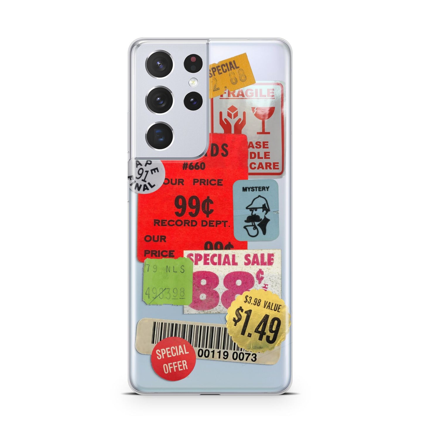 Vintage Stickers Samsung S21 Ultra Case