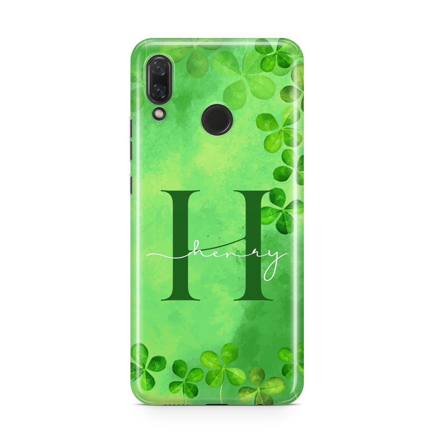 Watercolour Shamrock Pattern Name Huawei Nova 3 Phone Case