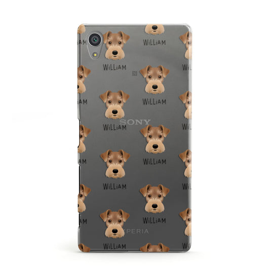 Welsh Terrier Icon with Name Sony Xperia Case
