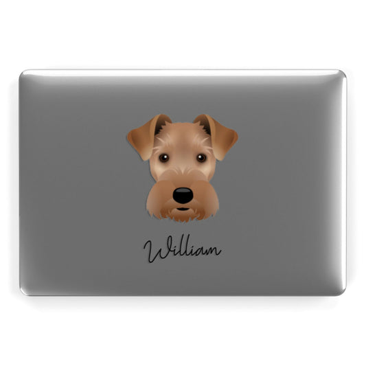 Welsh Terrier Personalised Apple MacBook Case