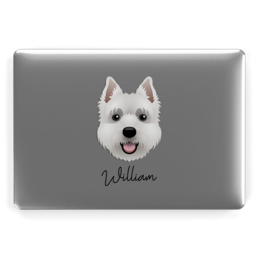 West Highland White Terrier Personalised Apple MacBook Case