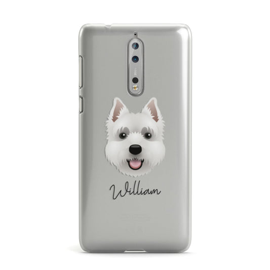 West Highland White Terrier Personalised Nokia Case