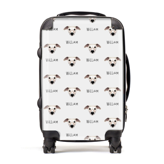 Whippet Icon with Name Suitcase