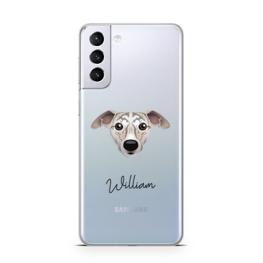 Whippet Personalised Samsung S21 Plus Phone Case