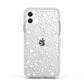 White Heart Apple iPhone 11 in White with White Impact Case