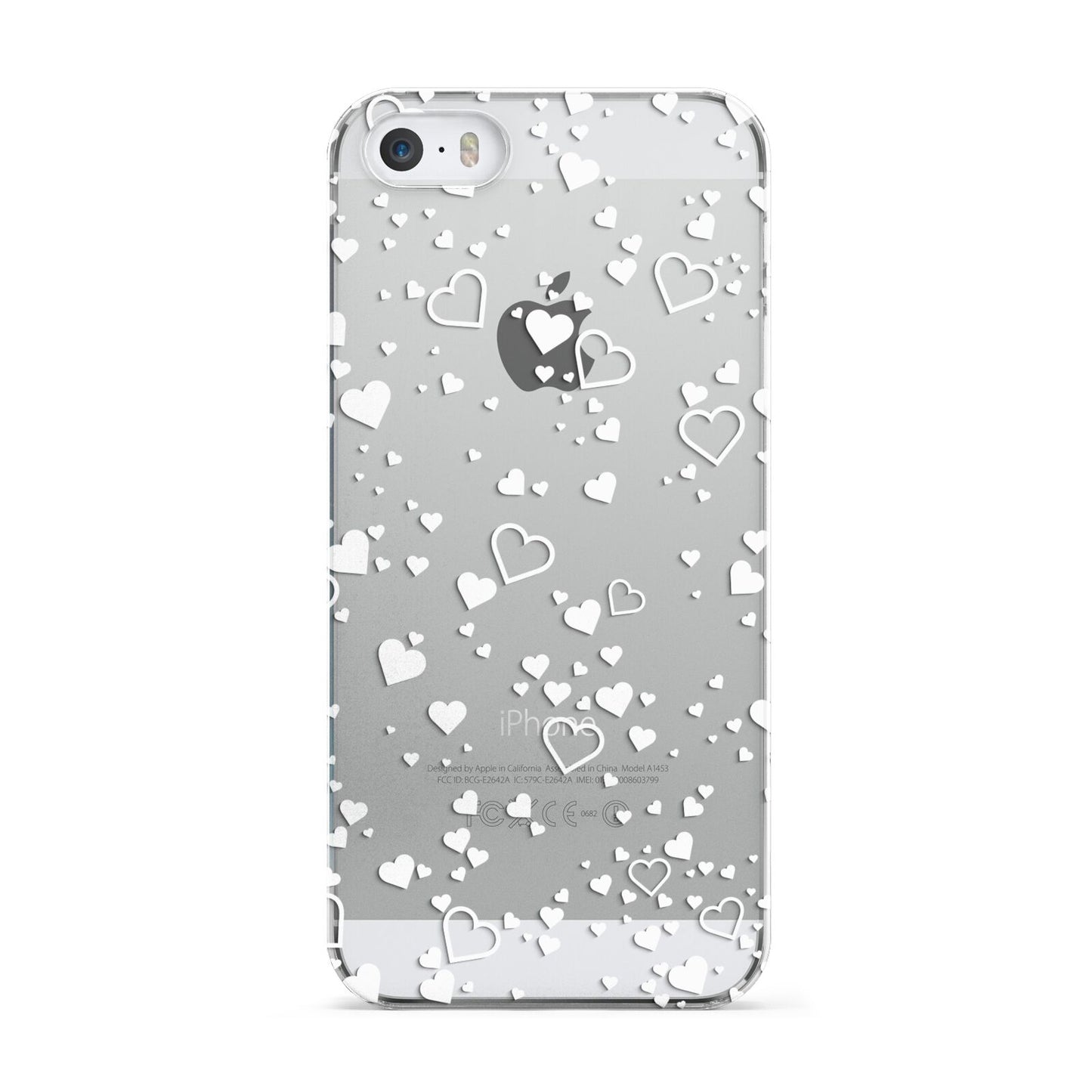 White Heart Apple iPhone 5 Case