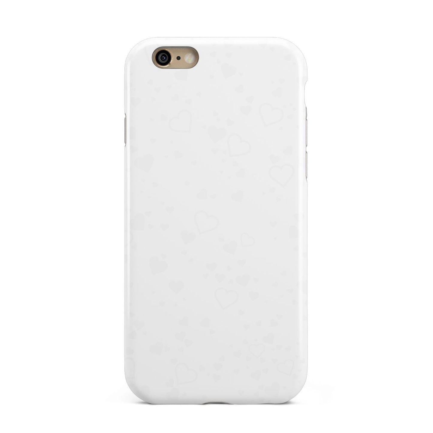 White Heart Apple iPhone 6 3D Tough Case