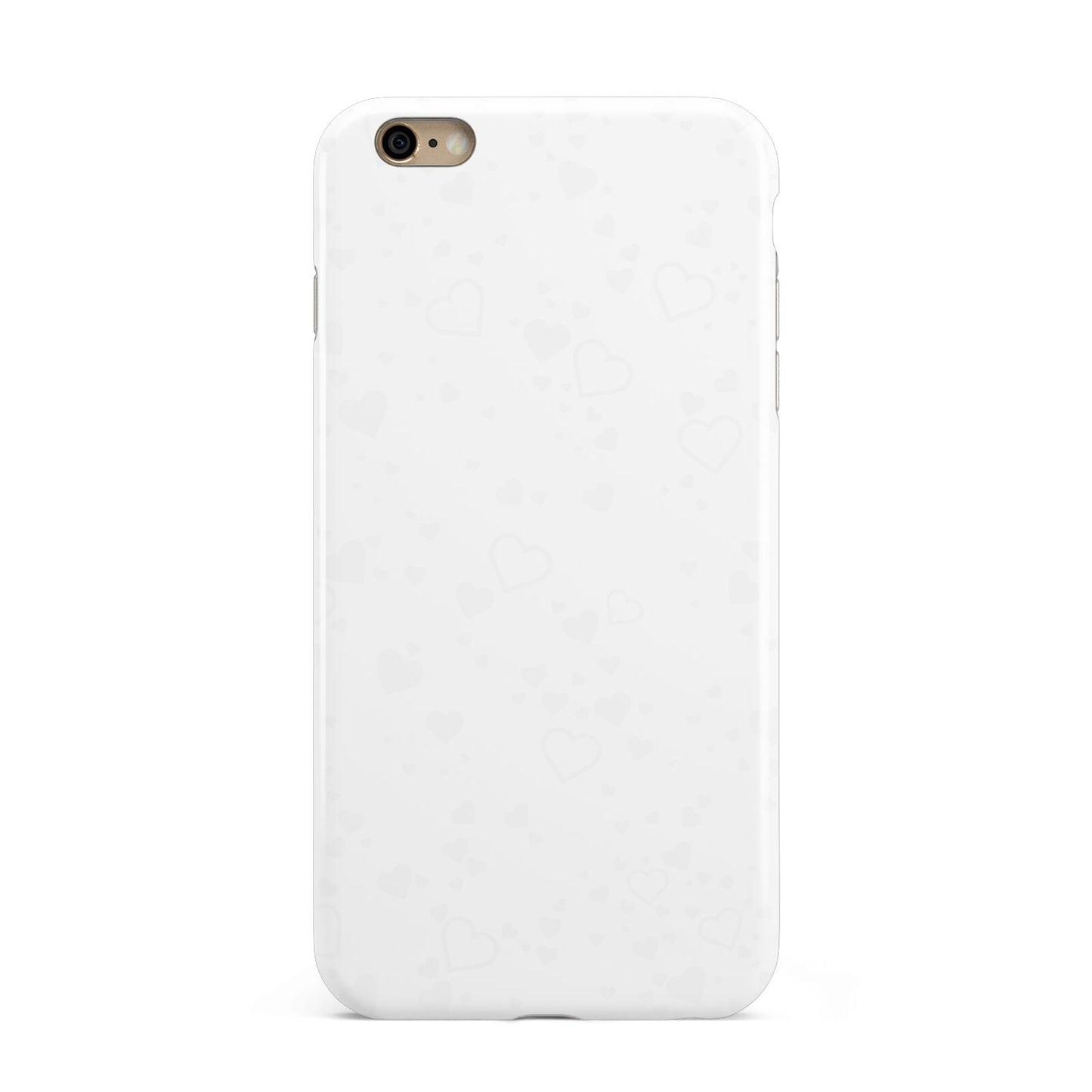 White Heart Apple iPhone 6 Plus 3D Tough Case