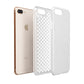 White Heart Apple iPhone 7 8 Plus 3D Tough Case Expanded View