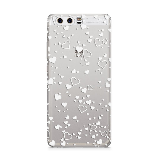 White Heart Huawei P10 Phone Case