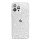 White Heart iPhone 13 Pro Max Clear Bumper Case