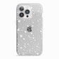 White Heart iPhone 13 Pro TPU Impact Case with White Edges