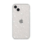 White Heart iPhone 14 Plus Clear Tough Case Starlight