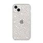 White Heart iPhone 14 Plus Glitter Tough Case Starlight