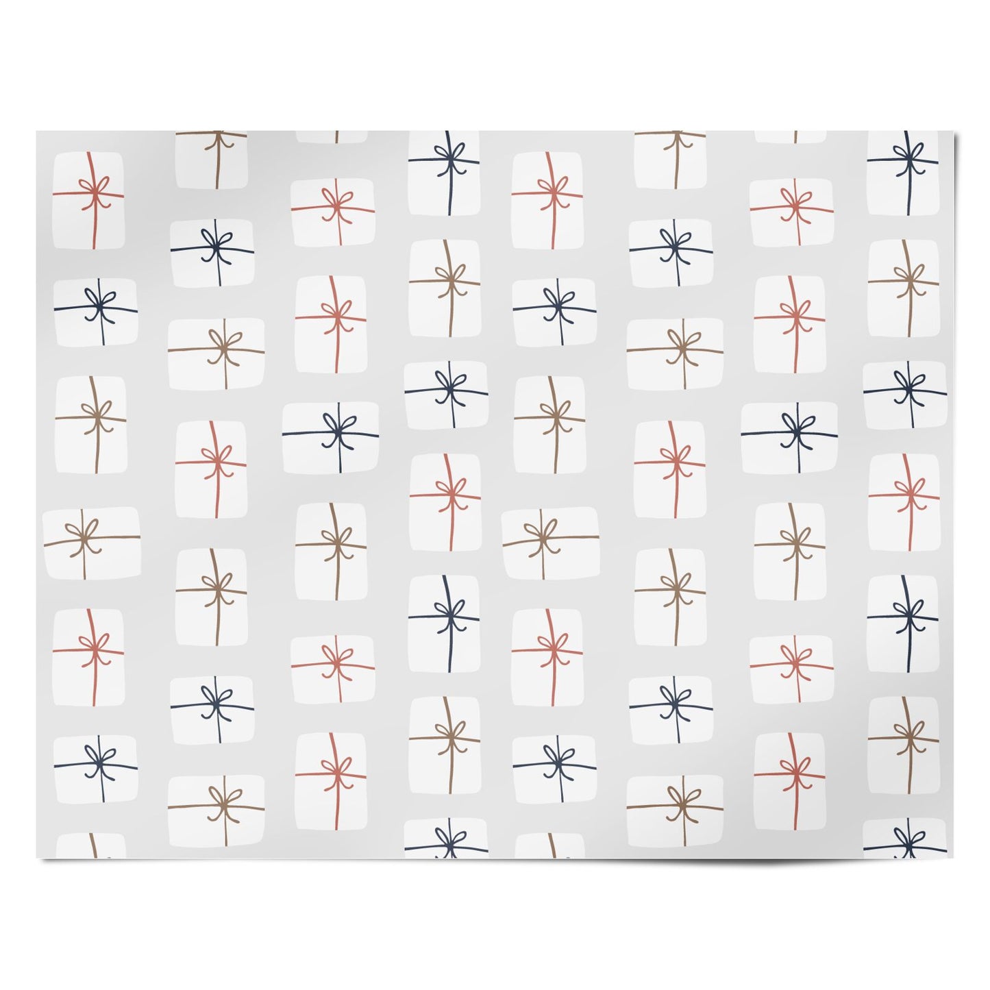 White Presents Personalised Wrapping Paper Alternative