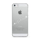 White Sloped Handwritten Name Apple iPhone 5 Case