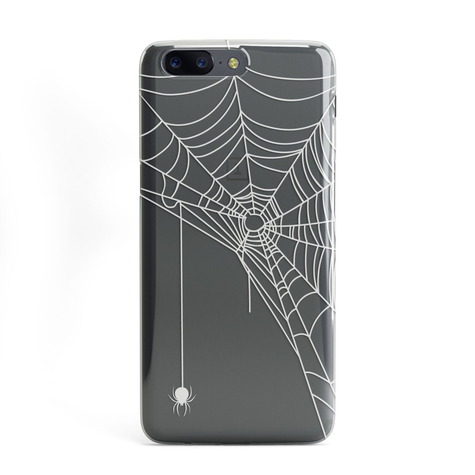 White Spiders Web with Transparent Background OnePlus Case White Spiders Web with Transparent Background OnePlus Case