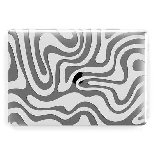 White Swirl Apple MacBook Case