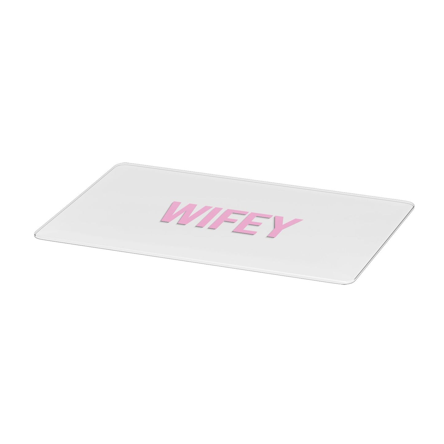 Wifey Pink Apple MacBook Case Only