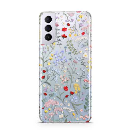Wild Flowers Samsung S21 Plus Phone Case