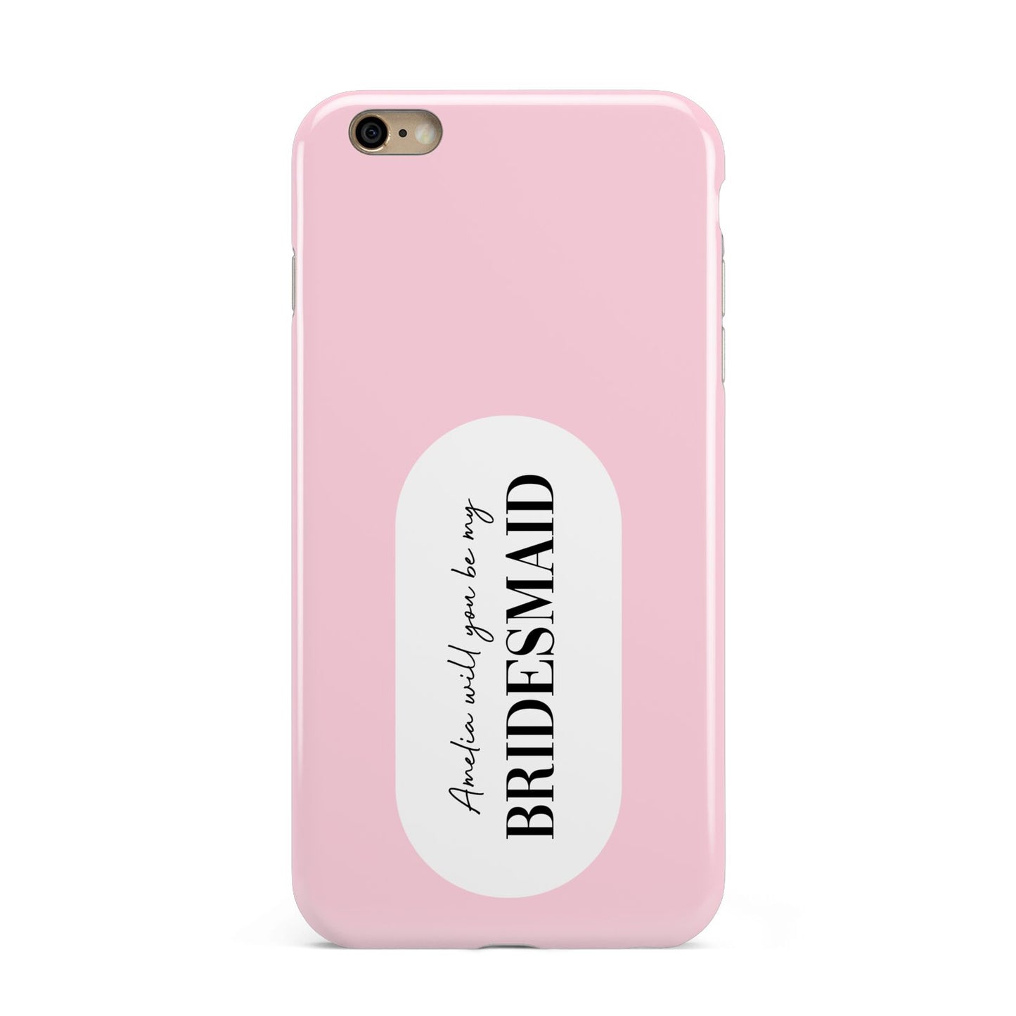Will You Be My Bridesmaid Apple iPhone 6 Plus 3D Tough Case