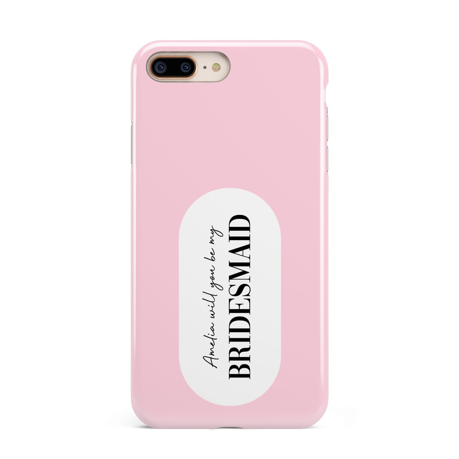 Will You Be My Bridesmaid Apple iPhone 7 8 Plus 3D Tough Case