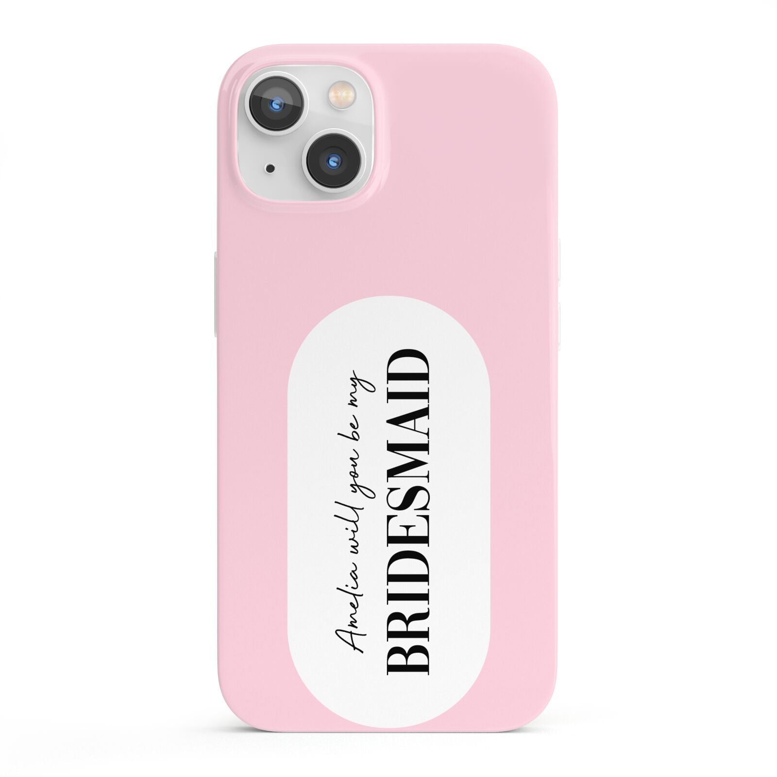 Will You Be My Bridesmaid iPhone 13 Full Wrap 3D Snap Case
