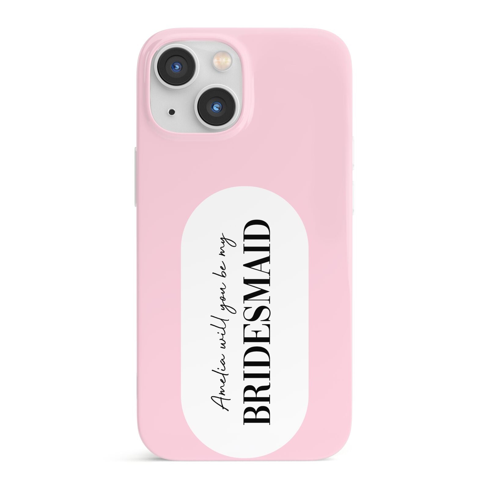 Will You Be My Bridesmaid iPhone 13 Mini Full Wrap 3D Snap Case