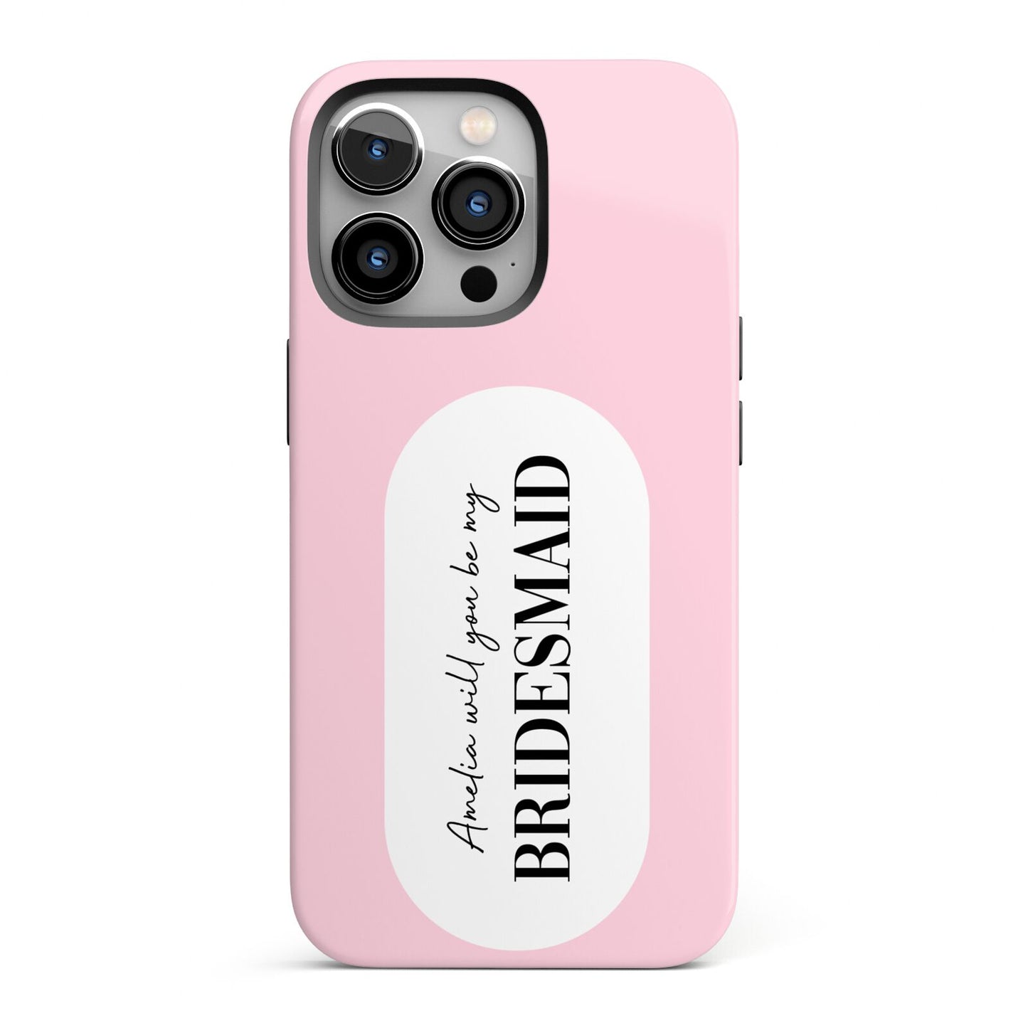 Will You Be My Bridesmaid iPhone 13 Pro Full Wrap 3D Tough Case