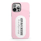 Will You Be My Bridesmaid iPhone 13 Pro Max Full Wrap 3D Tough Case