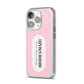 Will You Be My Bridesmaid iPhone 14 Pro Clear Tough Case Silver Angled Image