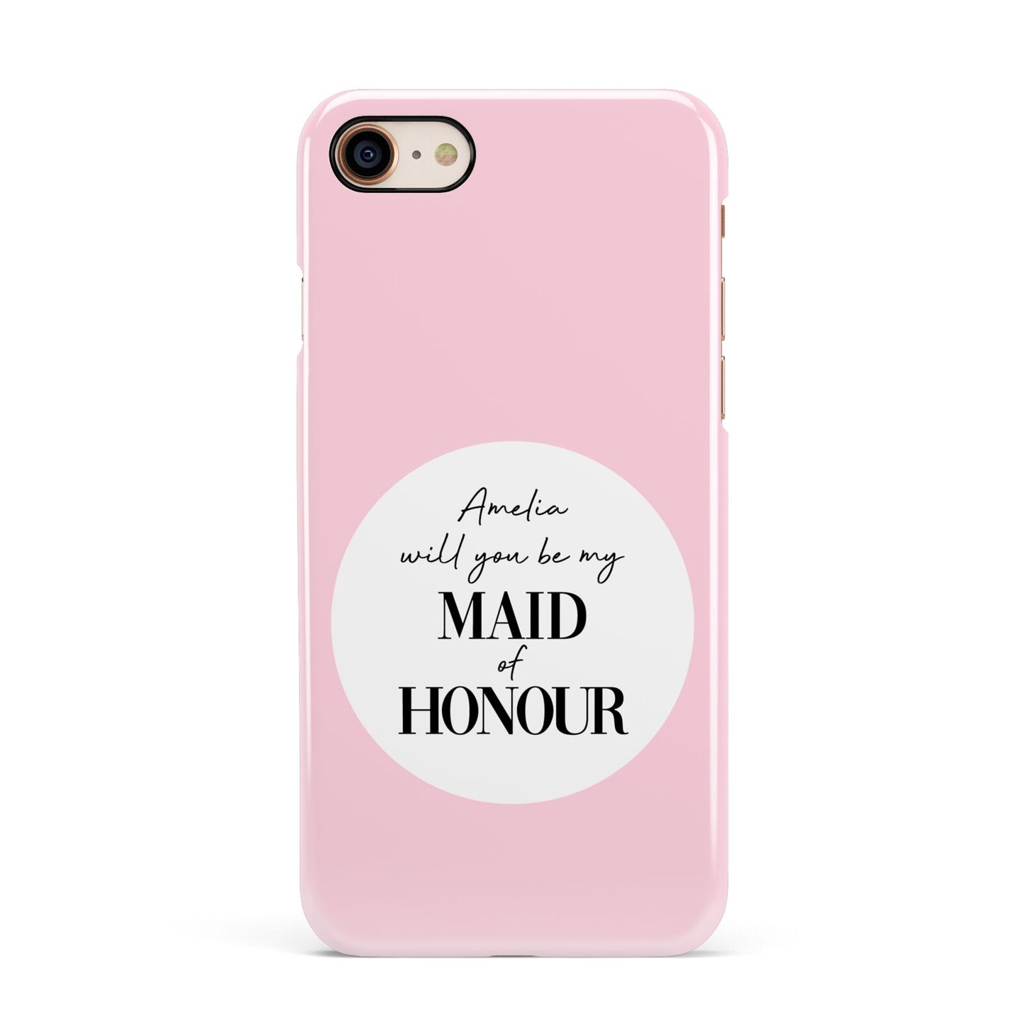 Will You Be My Maid Of Honour Apple iPhone 7 8 3D Snap Case