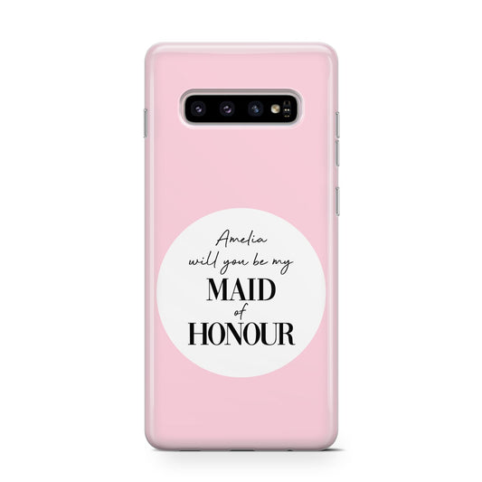 Will You Be My Maid Of Honour Protective Samsung Galaxy Case