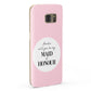 Will You Be My Maid Of Honour Samsung Galaxy Case Fourty Five Degrees
