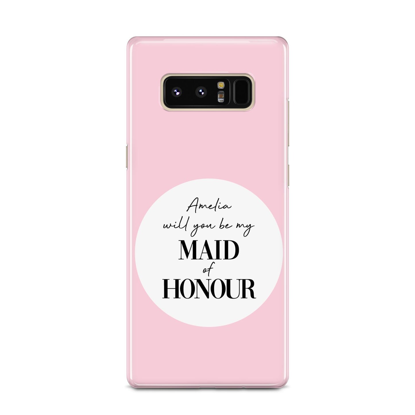 Will You Be My Maid Of Honour Samsung Galaxy Note 8 Case
