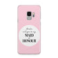 Will You Be My Maid Of Honour Samsung Galaxy S9 Case