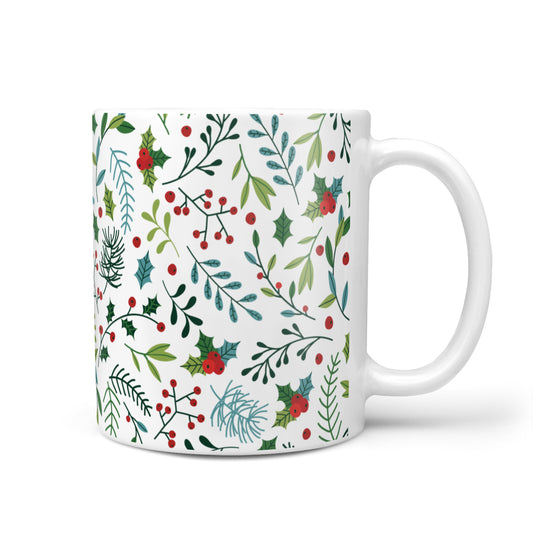 Winter Floral 10oz Mug
