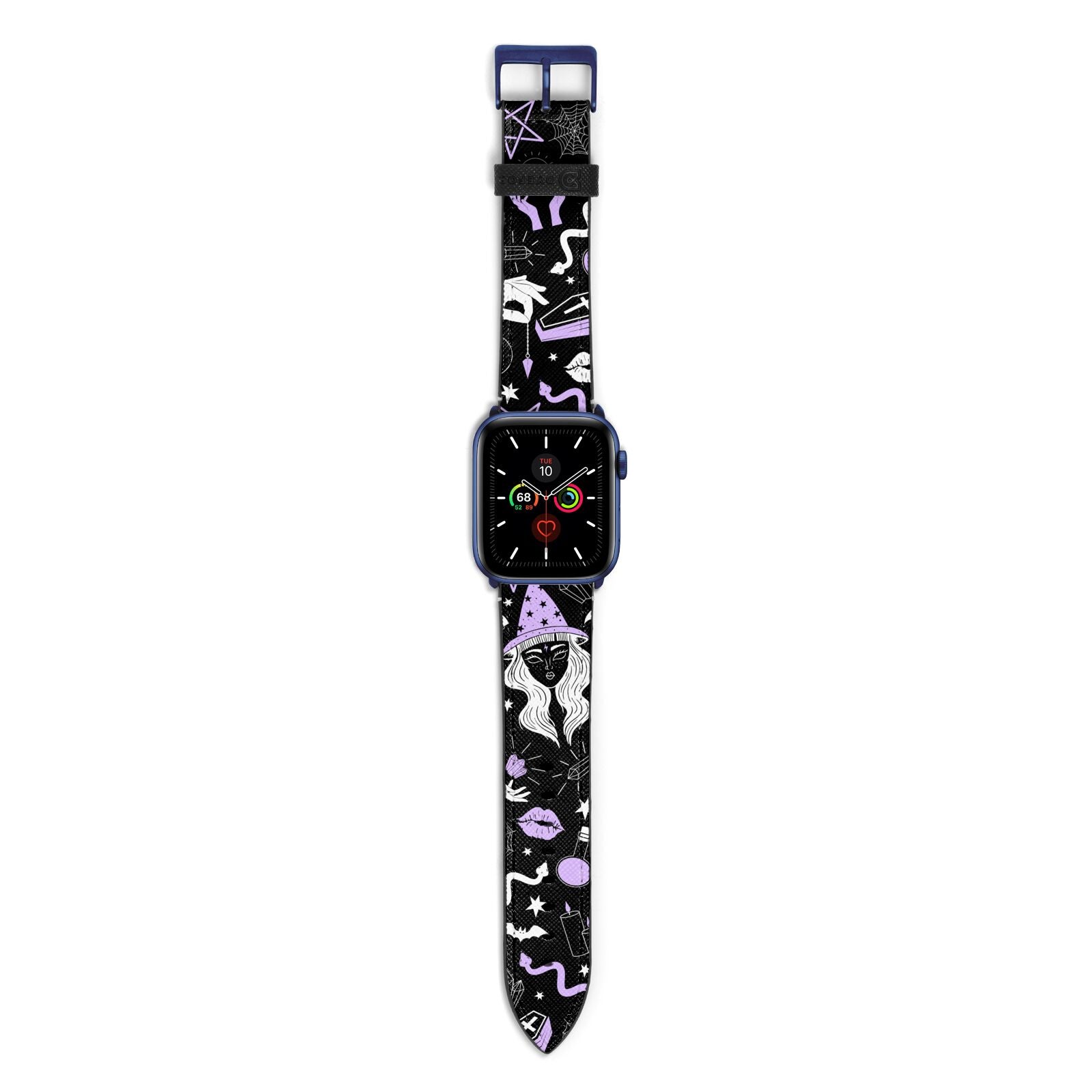 Witch Apple Watch Strap with Blue Hardware