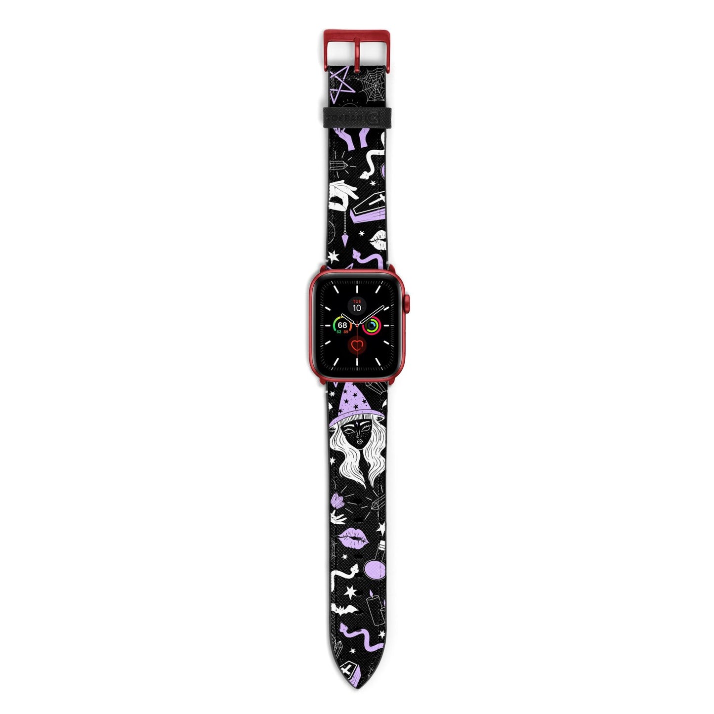Witch Apple Watch Strap with Red Hardware