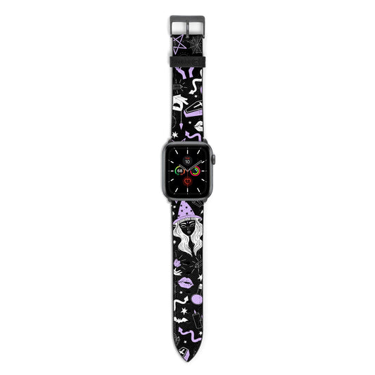 Witch Apple Watch Strap with Space Grey Hardware
