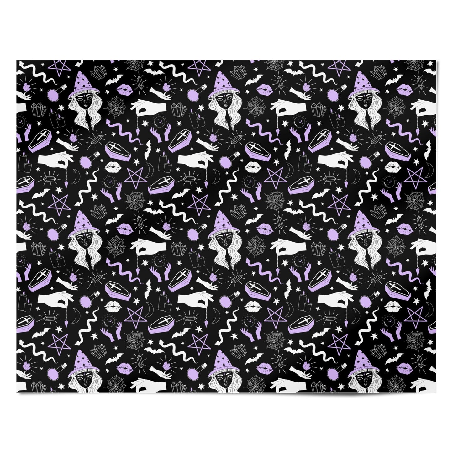 Witch Personalised Wrapping Paper Alternative