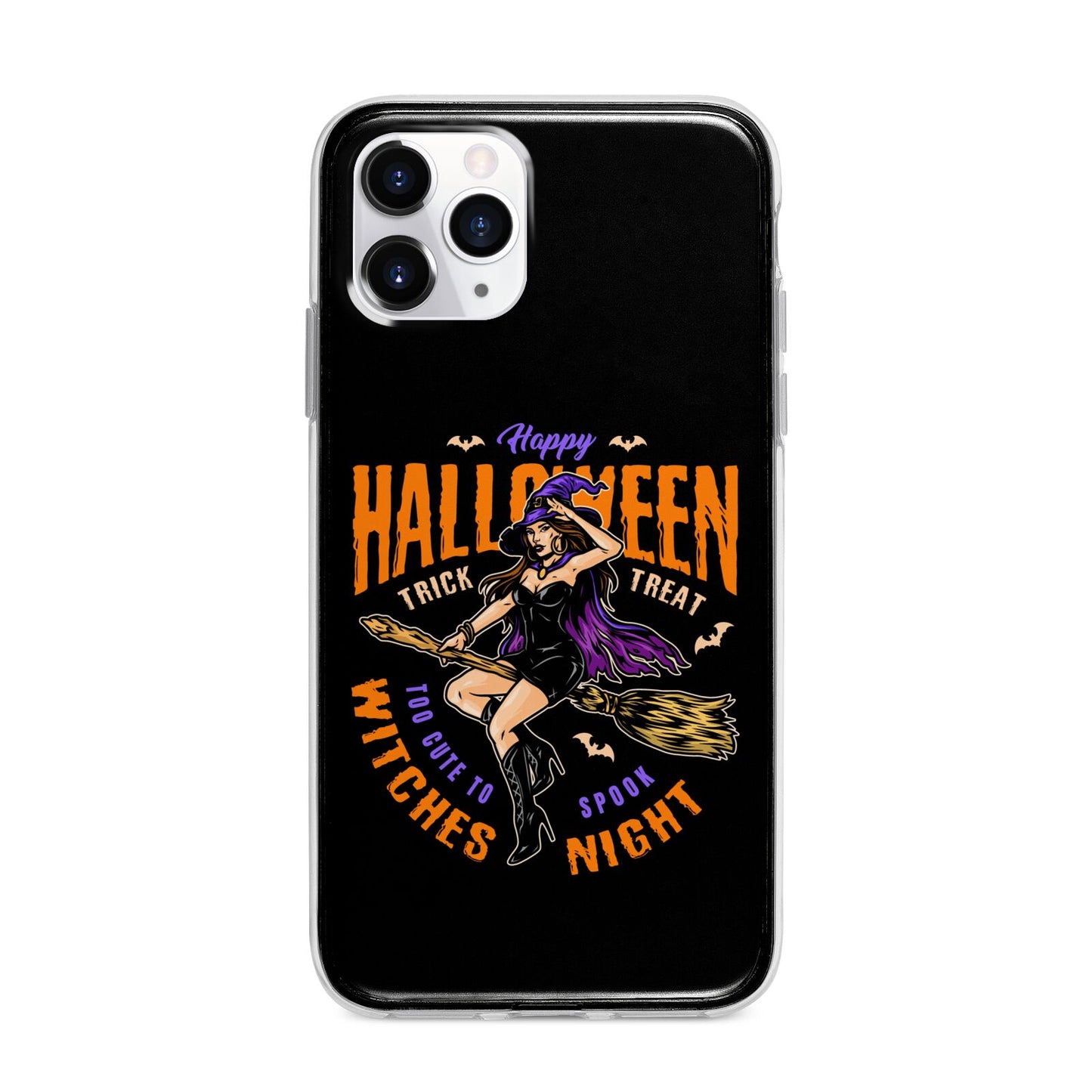 Witches Night Apple iPhone 11 Pro Max in Silver with Bumper Case
