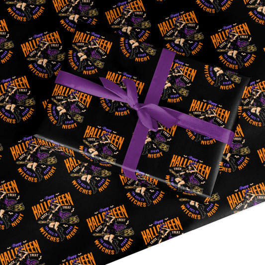 Witches Night Custom Wrapping Paper