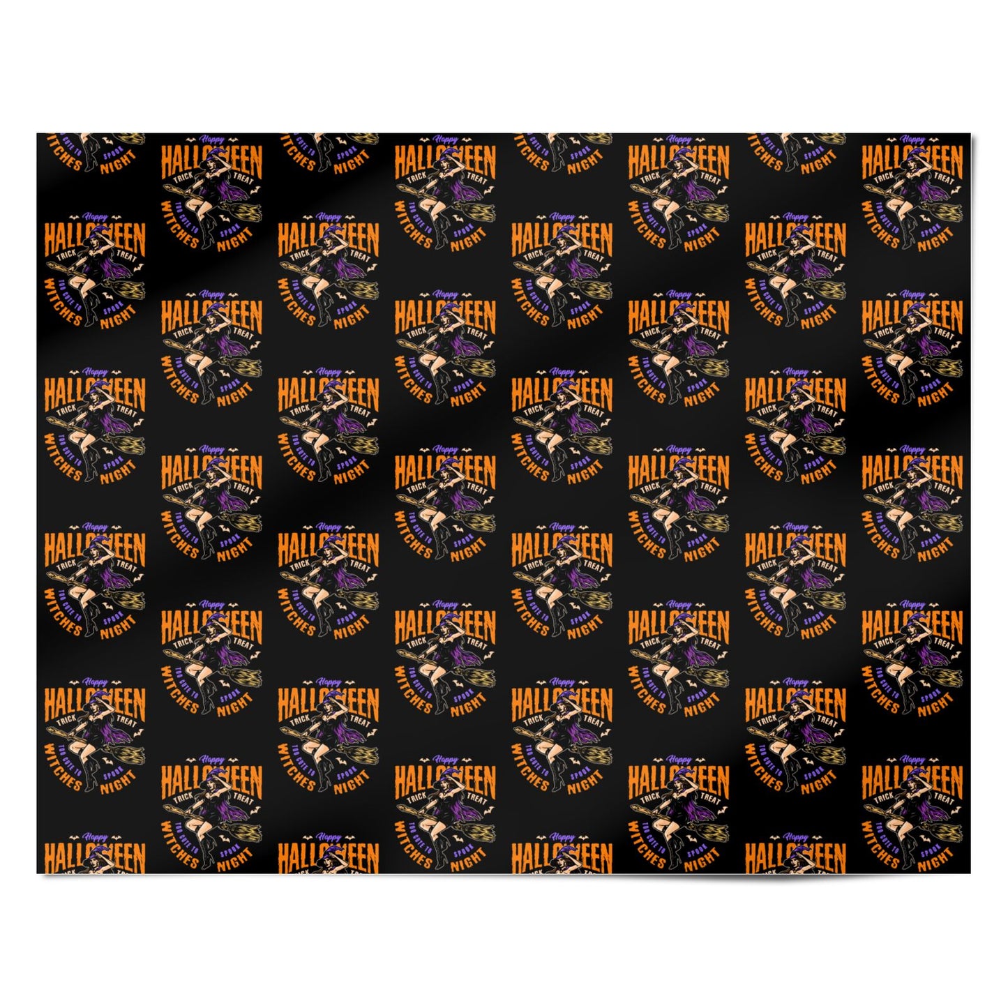 Witches Night Personalised Wrapping Paper Alternative
